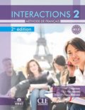 Interactions 2 - Niveau A1.2 - Livre de l´éleve + Audio téléchargeable en ligne - 2eme édition - Gaël Crépieux, Cle International, 2020