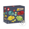 Montessori hračka na triedenie: Veľryby, Janod, 2022