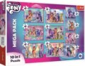 Puzzle My Little Pony: Zářiví poníci (Mega pack 10v1), Trefl, 2022