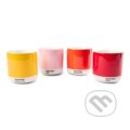 PANTONE Latte termo hrnček set 4ks - Yellow, Red, Orange, Light Pink, LEGO, 2022