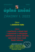 Aktualizace I/2 / 2022 - O platebním styku, Poradce s.r.o., 2022