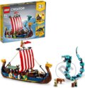 Lego Creator 31132 Vikinská loď a morský had, LEGO, 2022