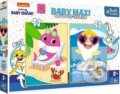 Puzzle Baby MAXI 2x10 - Baby Shark, Trefl, 2021