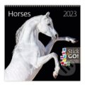 Kalendář nástěnný 2023 - Horses, plánovací, Helma365, 2022