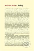 Kniha: Pokoj (Andreas Maier). Archa, 2013