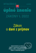 Aktualizácia I/3 /2022 - daňové a účtovné zákony, Poradca s.r.o., 2022