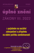Aktualizace III/3 / 2022 - Zákon o pojistném na sociální zabezpečení, Poradce s.r.o., 2022