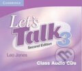 Let´s Talk: Class Audio CDs 3 - Leo Jones, Cambridge University Press, 2008