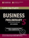 Cambridge BEC 5 Preliminary: Student´s Book with answers, Cambridge University Press, 2014