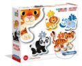 Puzzle: Moje první puzzle: Safari 4v1 (Clementoni). Clementoni, 2022