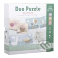 Puzzle: Duo puzzle - Kvety a motýle (Little Dutch). Little Dutch, 2022