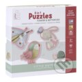 Puzzle: Puzzle 6v1: Kvety a motýle (Little Dutch)