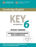 Cambridge English Key 6: A2 Student´s Book without Answers, Cambridge University Press, 2012