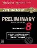 Cambridge English Preliminary PET 8: Self-study Pk (SB w. Ans. &amp; A-CDs (2)), 2014
