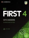 Cambridge B2 First 4 (FCE) Authentic Practice Tests Student´s Book with Answers & Audio Download, Cambridge University Press, 2020