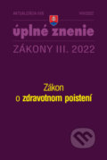 Aktualizácia III/6 / 2022 - Zdravotné poistenie, 2022