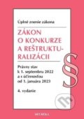 Kniha: Zákon o konkurze a reštrukturalizácii. Úzz, 4. vydanie, 9/2022 (Autorský kolektív)