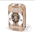 Drevenné puzzle – mamut veľkosť M drevený box, ECO WOOD ART, 2022
