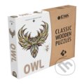 Puzzle: Drevenné puzzle – sova veľkosť M craft box (ECO WOOD ART). ECO WOOD ART, 2022