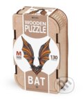 Drevenné puzzle – netopier veľkosť M drevený box, ECO WOOD ART, 2022