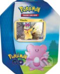 Spoločenská hra: Pokemon TCG: Pokémon GO - Gift Tin + Pikachu (Pokemon). Pokemon, 2022