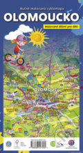 Ručně malovaná cyklomapa Olomoucko, Malované Mapy, 2022