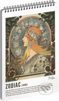 Spirálový blok Alfons Mucha - Zodiac (Presco Group). Presco Group, 2022