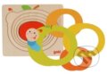 Puzzle: Jablíčko s housenkou (Goki). Goki, 2022