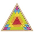 Dřevěná mozaika: Trojúhelník, Goki, 2022