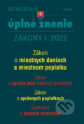 Aktualizácia I/5 / 2022 - daňové a účtovné zákony, Poradca s.r.o., 2022