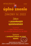 Aktualizácia IV/3 / 2022 - bývanie, stavebný zákon, Poradca s.r.o., 2022