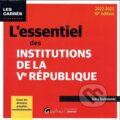 L&#039;essentiel des institutions de la Ve République - Gilles Toulemonde, Gualino, 2022