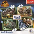 Puzzle: Jurský svět Nadvláda 4v1 (Trefl). Trefl, 2022
