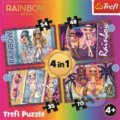 Puzzle: Rainbow High Módní panenky 4v1 (Trefl). Trefl, 2022