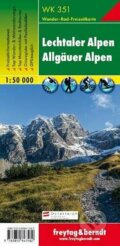 WK 351 Lechtaler Alpen-Allgäuer Alpen 1:50 000/mapa, freytag&berndt