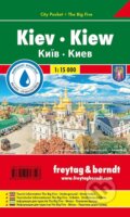 Kyjev 1:10.000 mapa kapesní lamino / Kiev Pocket City Map, freytag&berndt