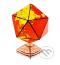 Ikosahedrická guľa červená, ECO WOOD ART