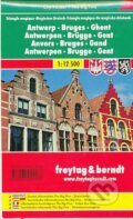 Antwerp, Bruges, Gent /Antverpy, Brugy, Gent 1:12,5T, freytag&berndt