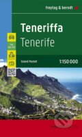 Tenerife kapesní lamino 1:150 000 / Teneriffa, Straßenkarte 1:150 000, freytag&berndt