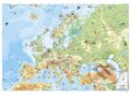 Nástěnná dětská mapa Evropy v tubusu 1330x970mm, freytag&berndt, 2015