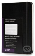 Moleskine – 12-mesačný čierny horizontálny diár 2015, Moleskine, 2014