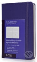 Moleskine – 12-mesačný fialový horizontálny diár 2015, Moleskine, 2014