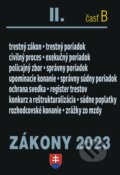 Kniha: Zákony 2023 II/B - Trestné právo, exekučný poriadok, správne právo (Poradca s.r.o.). Poradca s.r.o., 2023