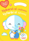 Kniha: Vybarvi si omalovánku Slon / Vyfarbi si maľovanku Sloník (YoYo Books)