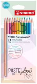 Akvarelová farbička - STABILOaquacolor - Pastellove, STABILO, 2023