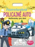 Pestrofarebné policajné auto - Maľovanky pre deti, Foni book, 2023