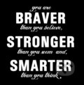 Motivačná karta: You are braver than you believe..., Madhuka, 2014