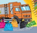Kniha: Popelářská auta – omalovánky (Michaela Tučková). Edika, 2023