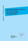 Formulierungsverfahren der Antworten in politischen Diskussionen - Kamila Puchnarová, Masarykova univerzita, 2020