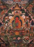 Buddha Amitabha in His Pure Land of Suvakti, Grafika, 2023